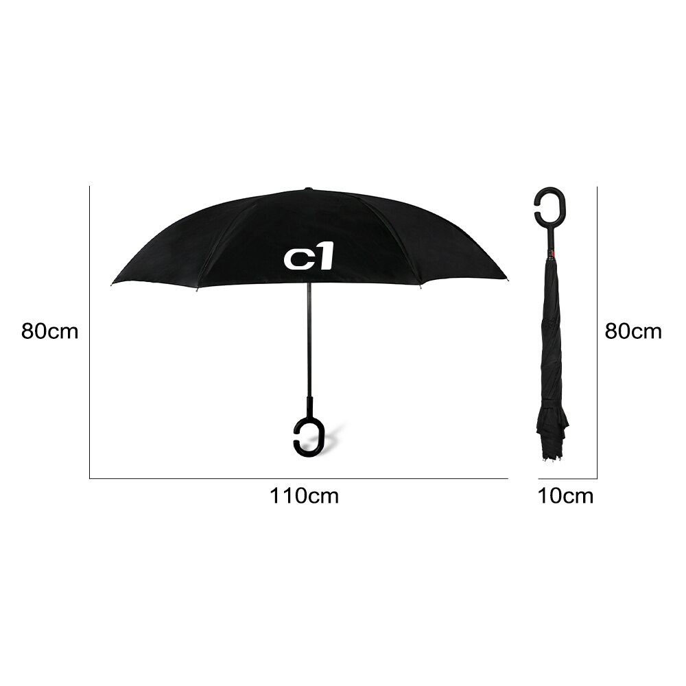Pour Citroen C3 C4 C5 Berlingo C2 C6 C4L C8 c-crosser Jumpy Nemo Picasso Xsara Auto accessoires C poignée en forme de parapluie inversé