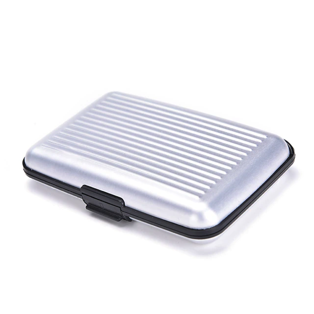 Przenośny portfel na karty kredytowe Metalowy identyfikator Wodoodporny ochraniacz na karty kredytowe dla kobiet i mężczyzn Portfel podróżny