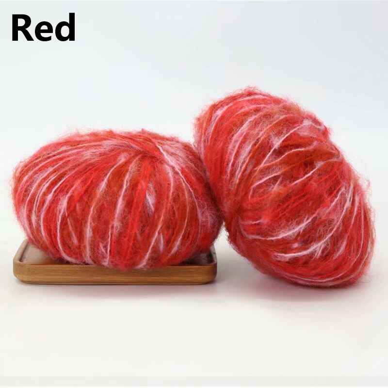25g 14 couleurs fil de laine coloré pour tricoter Segment teint 1 brin à la main fils au Crochet pour tricoté chapeau écharpe pull: 7