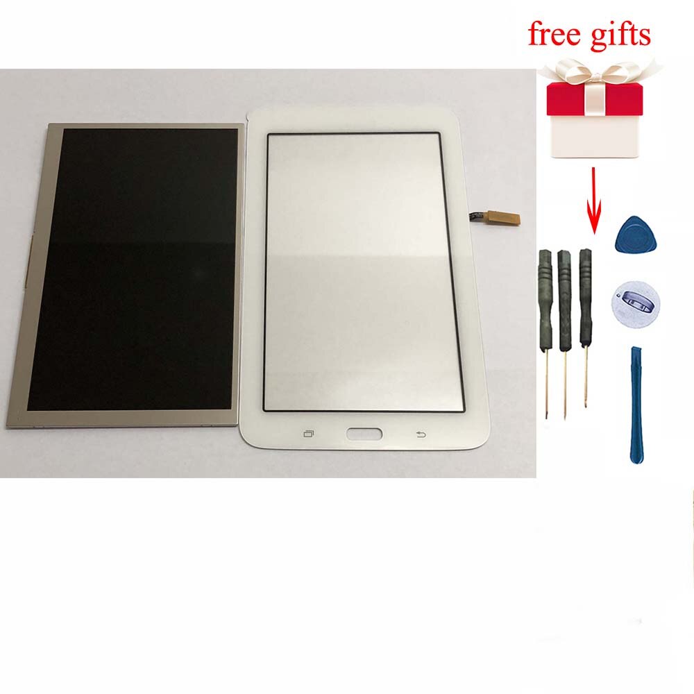 White LCD Display Monitor Screen + Touch Screen Panel Sensor Glass Digitizer For Samsung Galaxy Tab 3 Lite 7.0 T113 SM-T113