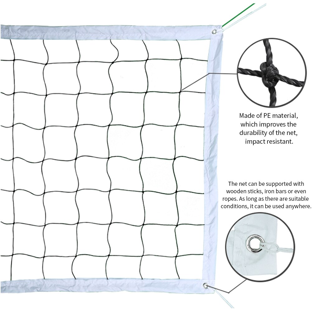 Volleyball Netz Tragbare ÜSpund Für Hinterhof Rasen Schwimmbad drinnen draussen freundlicher Erwachsene Sport Ausrügestochen Ball Spiel Spielplatz Fitness