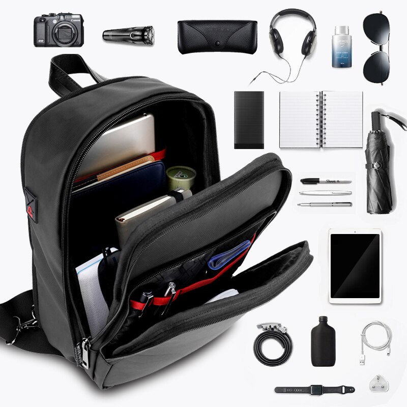 Multifunctionele Crossbody Bag Mannen Anti-Diefstal Schouder Messenger Bags Mannelijke Waterdichte Korte Trip Uitbreiding Borst Zak
