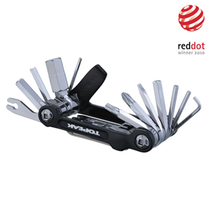 Topeak Mini P20 Multitool, Fahrrad Reparatur Werkzeug, 20 Funktionen