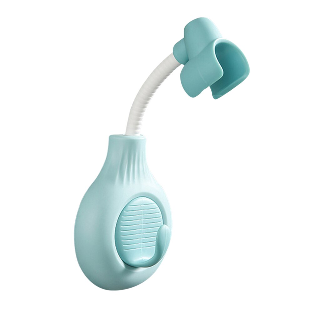 360° Shower Head Holder Adjustable Self-Adhesive Showerhead Bracket Wall Mount With 2 Hooks Stand SPA Bathroom Universal ABS 1pc: 25