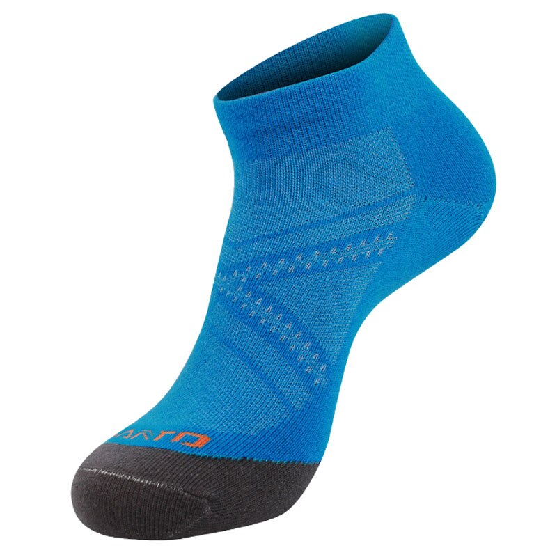 Calcetín deportivo SANTO para hombre, de verano, para exteriores, secado rápido, , para trotar, transpirable, cómodo, fino corto, calcetines de 3 par/lote: men blue L