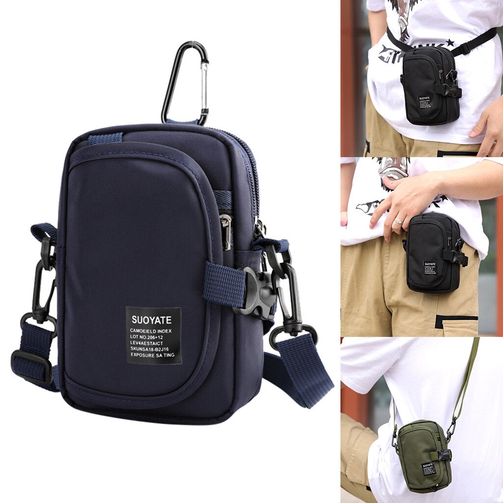 Unisex Waterdichte Mobiele Telefoon Tassen Enkele Schouder Tas Taille Pack Tassen Bolsa de ombro das mulheres #10