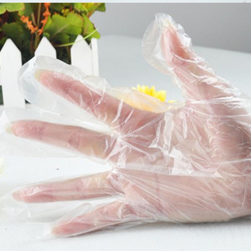 Novel 100 Wegwerp Pe Handschoenen Mitten Voor Garden Home Restaurant Bbq Gerechten Wassen