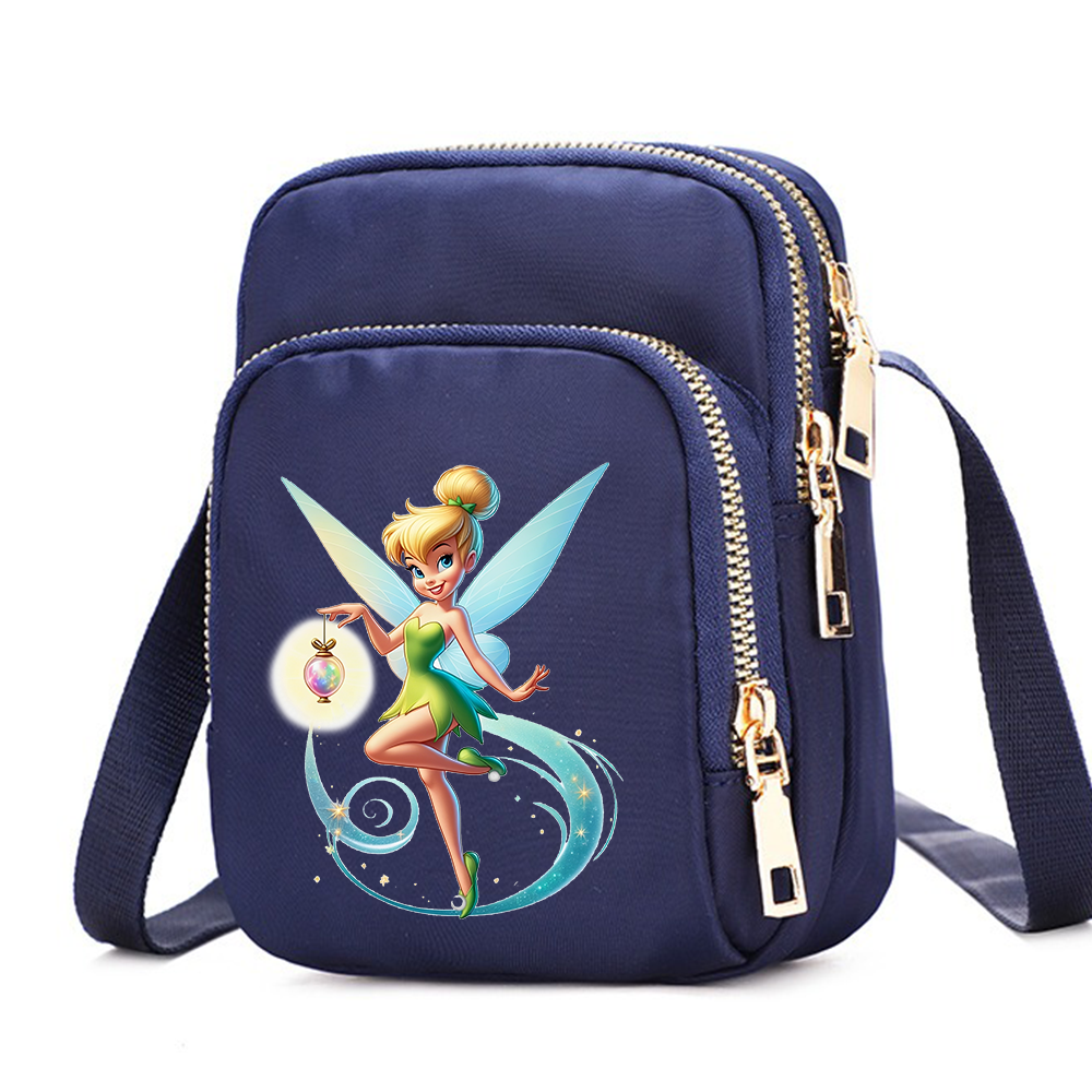 Tinker Bell mobiele telefoon portemonnee crossbody tas voor schoudertassen grote draagtas dames onderarmhandtassen vrouwelijk meisje