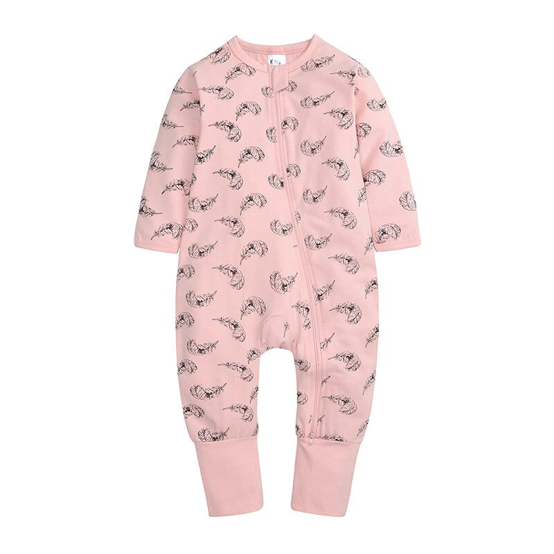 Jongen Piloot Lange Mouw Jumpsuit Hoodedcotton Romper Zonder Voet Cover