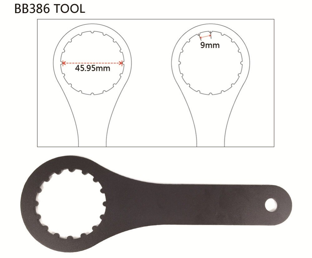 Spcycle BB386 EVO PF30 30 30, prensa de bicicleta compatible con eje de pedalier para bicicleta de montaña, de carretera, para Sram/Rotor/FSA 30mm, juego de platos y bielas
