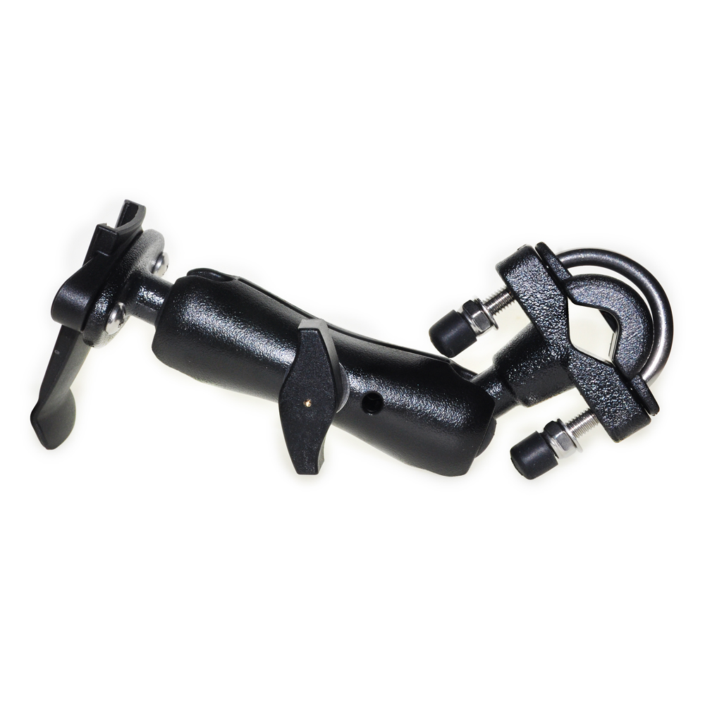 Staffa di supporto per moto da bicicletta Supporto per braccio a doppia presa per Garmin GPSMAP 64 64SX 64X 64S 65s 65SR 67i 66i alfa 200i 300i 100