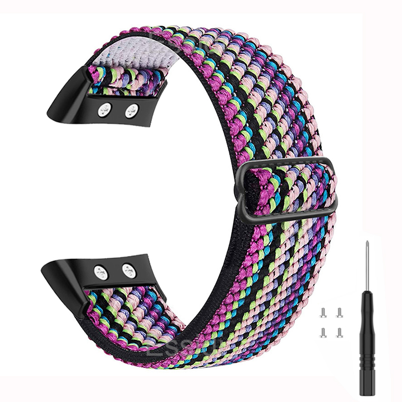 Sport Elastisches Nylonband Für Garmin Forerunner 45 45S Frauen Männer Solo Uhr Armband Band Schleife Für Garmin Swim 2 Correa: XXL / SAND ROSA