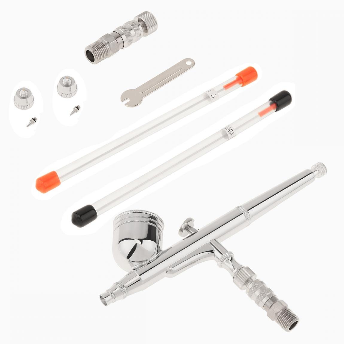 Dual Action Airbrush Spray Gun Kit Trigger Spray Gun for Art Craft Model Paint Spraying Hobby 0.2/0.3/0.5MM 7CC Air Brush