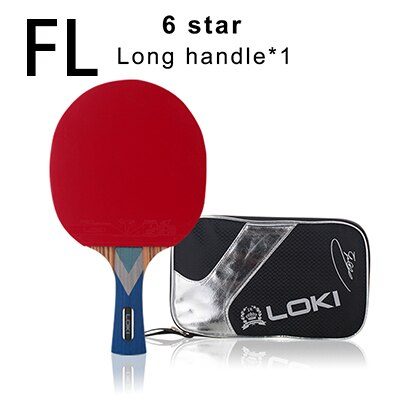 Loki wrb bordtennisracket med 5/6/7 stjärnor pingis: 6 stjärna 1pc fl