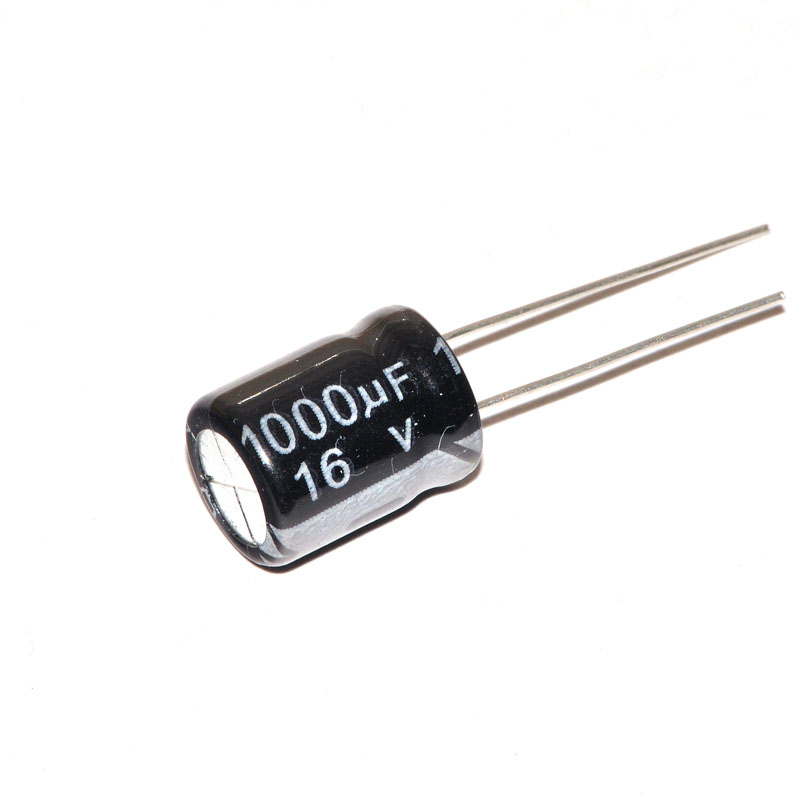 20 stk 1000uf 16v 16v 1000uf elektrolysekondensatorer i aluminium størrelse 8*16mm 16 v / 1000 uf elektrolytiske kondensatorer