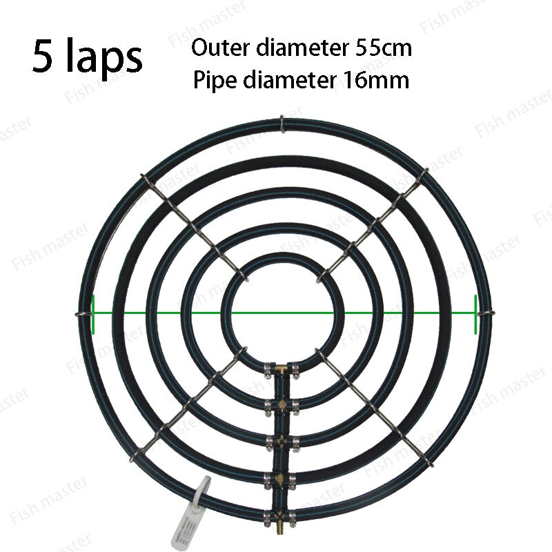 Nano aeration plate koi fish pond aeration ring tracheal seafood pond aeration ring aeration stone air strip fish tank bubble