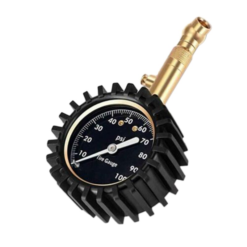 Car Tire Pressure Gauge - 0-100 PSI Heavy Duty Certified