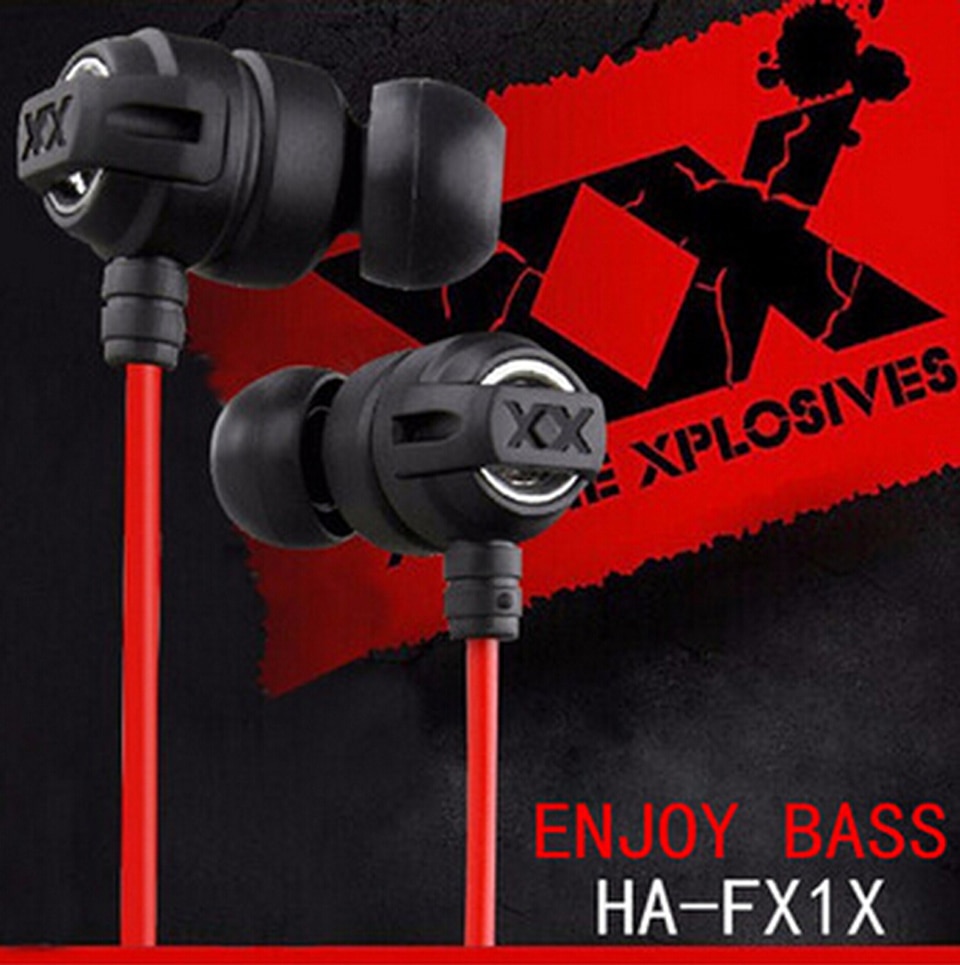 HA-Fx1x Stereo Oortelefoon 3.5mm In-Ear Oordopjes FX1X Super Bass Headset fone de ouvido Geluidskwaliteit