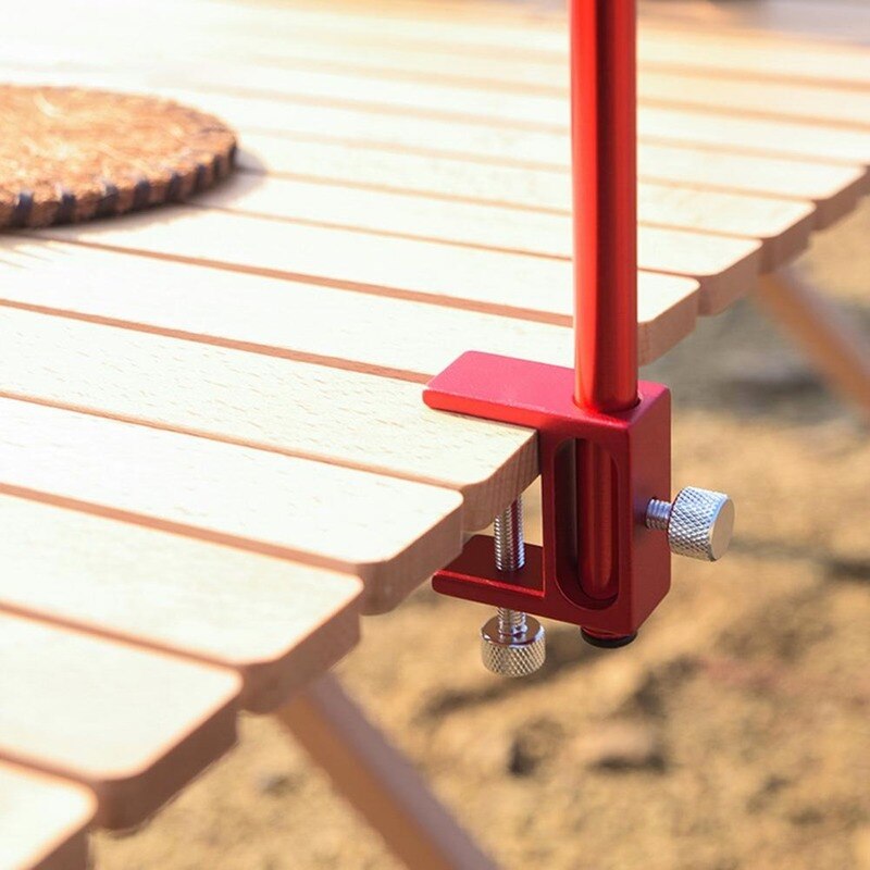 Poteau de lampe pliable en alliage d'aluminium, Camping en plein air randonnée, pêche Portable, support de fixation de la lumière, support de lanterne