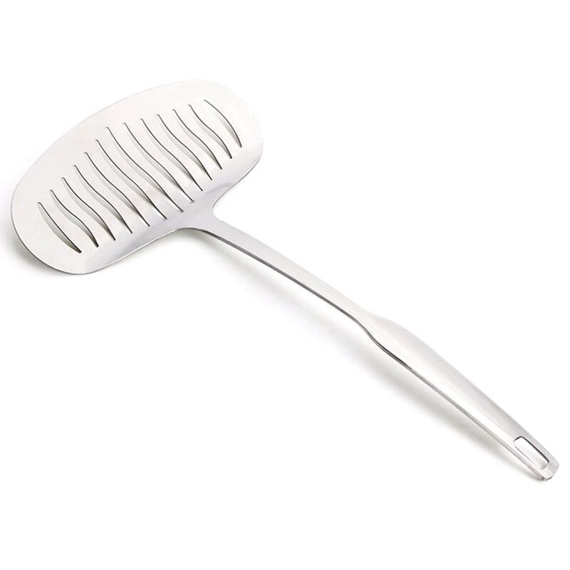 Spatule à viande en acier inoxydable avec manche Long, ustensile de cuisine: Default Title