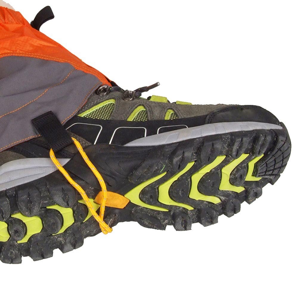 1 par udendørs silikonebelagte benvarmere nylon vandtætte ultralette gamacher benbeskyttelse vagt vandring klatring trekking