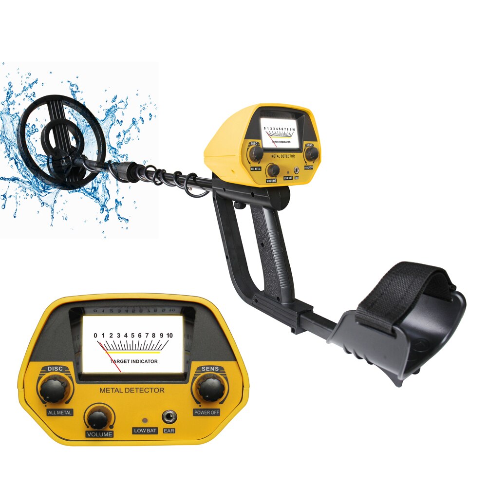 Lightweight Metal Detector with 20cm Waterproof Search Coil, 28-108cm Metal Finder for Kids Adults Beginners, Disc &amp; All Metals