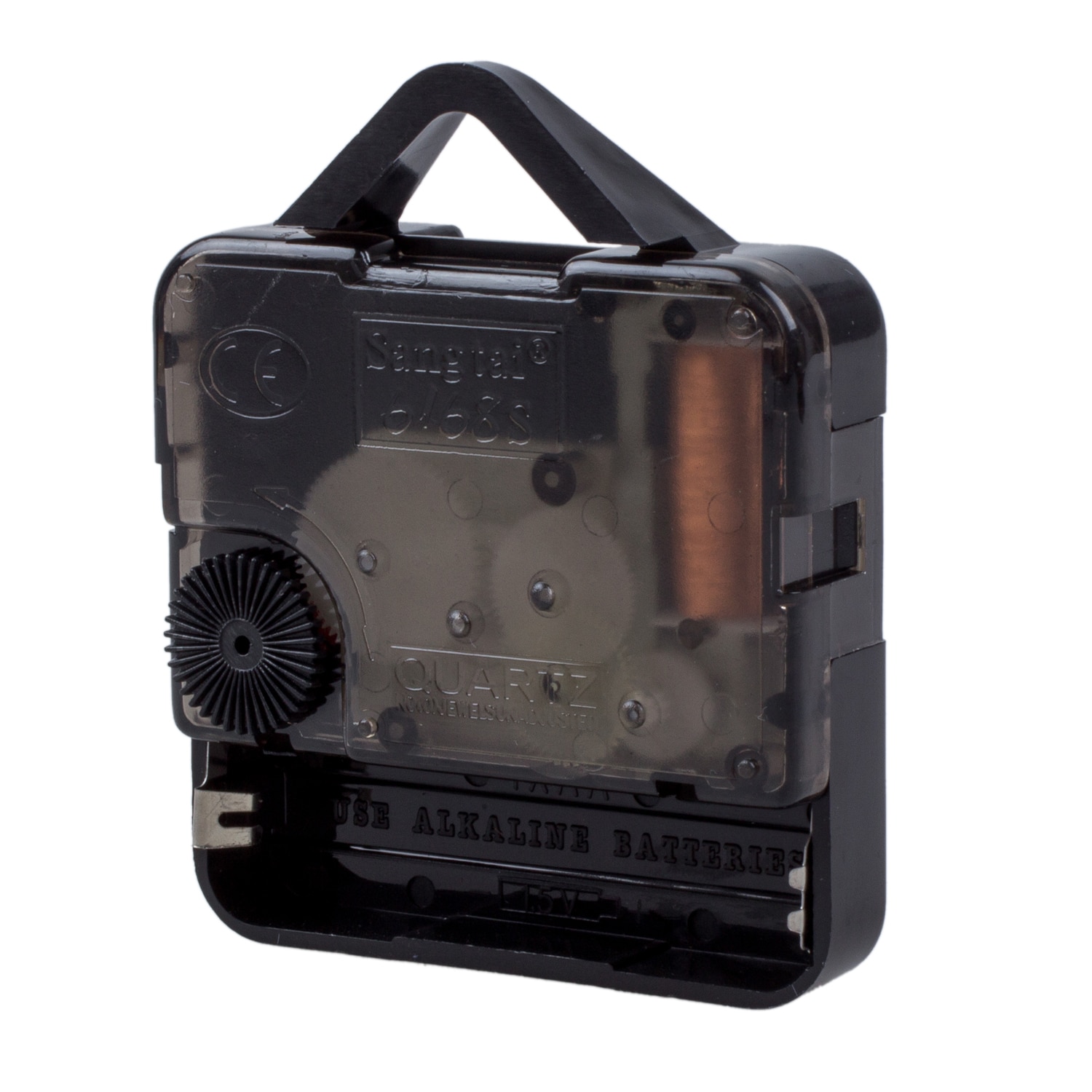 Clock Movement Mechanism with Black Hour Minute Second Hand DIY Tools Kit