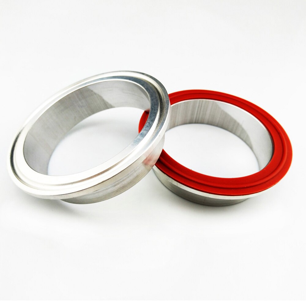 1.5-4.0 tum aluminium fläns bil avgasrör v band klämma o ring tätning legering v band fläns endast fläns