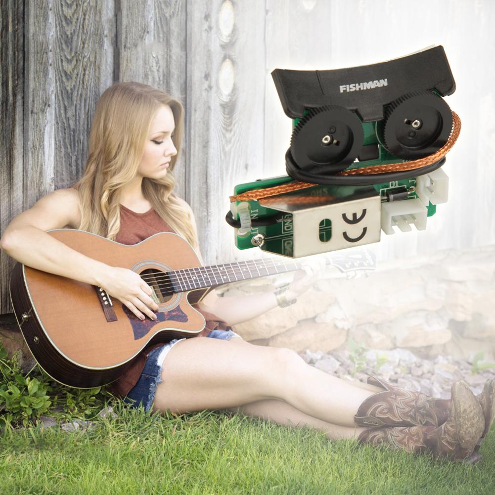 DIY Musical Instrument Guitar Accessory Acoustic Guitar Pickup System for Fishman VT1 Tail Nail Pickup EQ