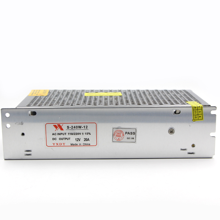 Smart Home Step PIR sensor stair Staircase steps stairs stairway control system Atmosphere Night Lamp COB Dimming Light: 20A 12V Adapter