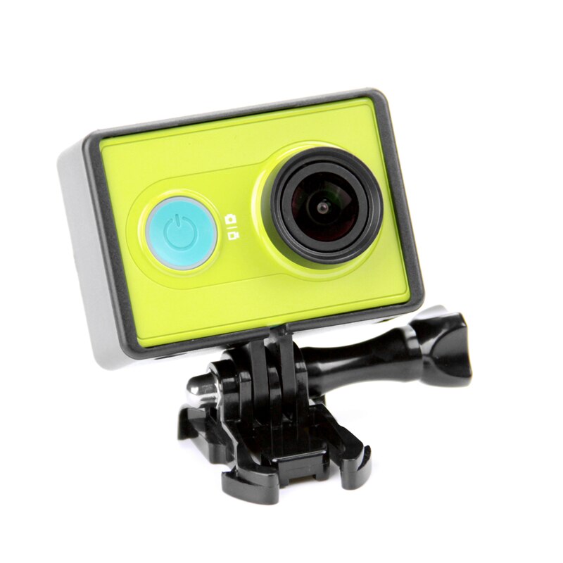 SnowHu Behuizing Side Frame Case Mount Bescherm Frame Met Mount Adapter Voor Xiaomi YI Voor XiaoYi Actie Camera Accessoires LD05