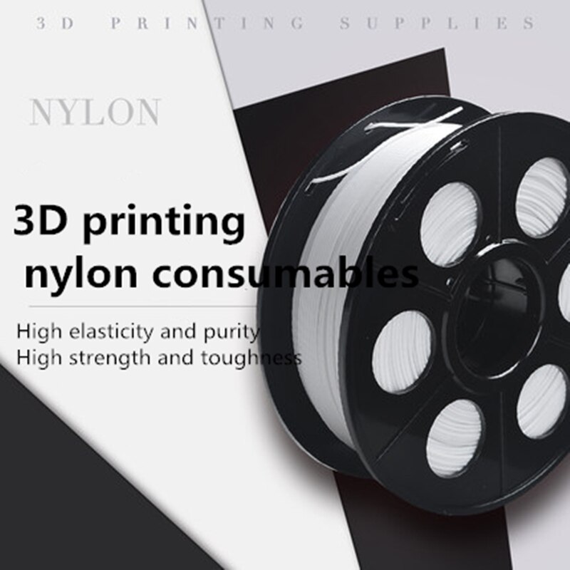 Nylon3D-filamento para impresora, 1,75mm, 1KG, PLA, ABS, PLA, madera, TPU, PETG, ASA de carbono, PP, PC: 200g