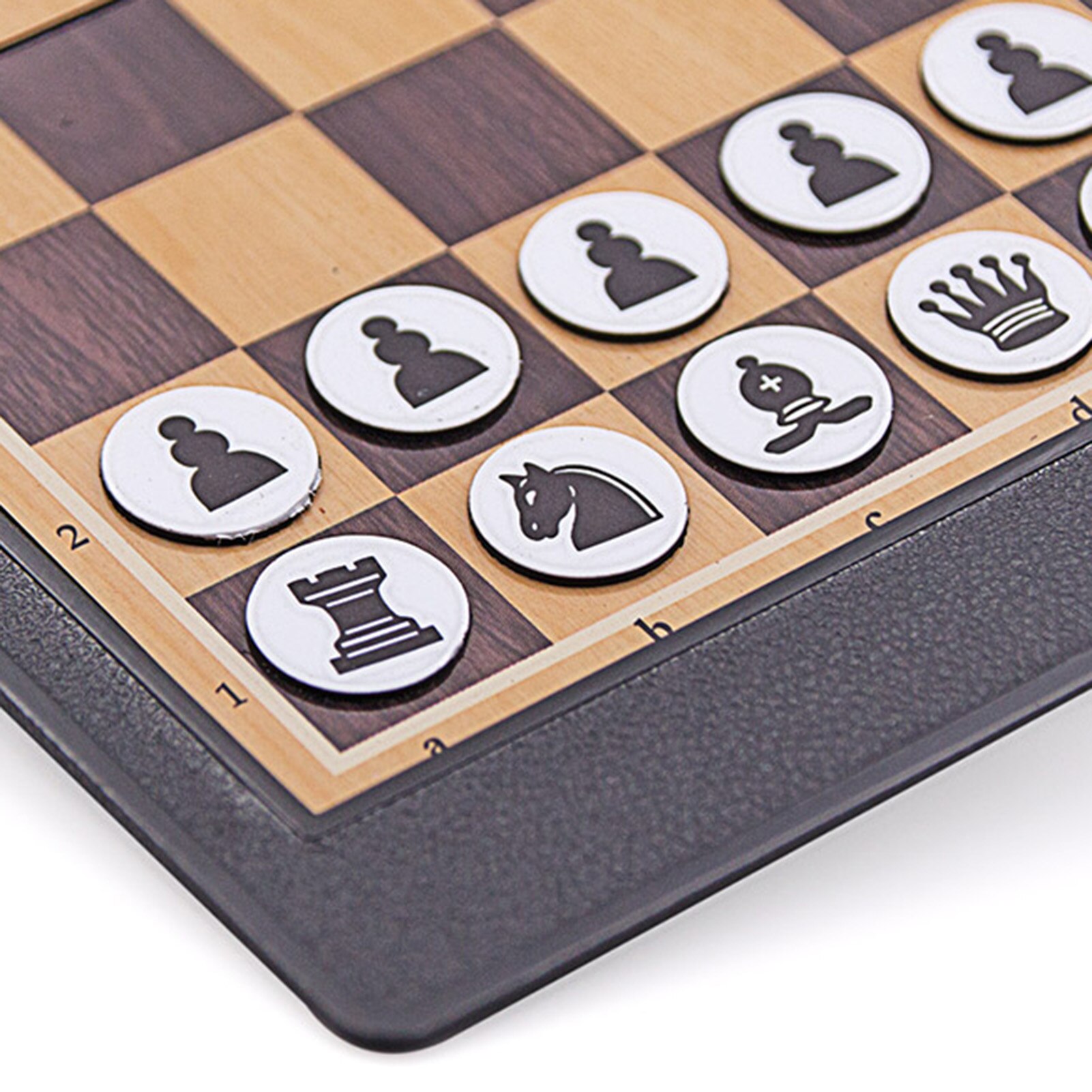 Magnetic Chess Set Folding Foldable Portable Classic Strategy Game Chessboard Crafted Chess Pieces Party Travelling Game Toy
