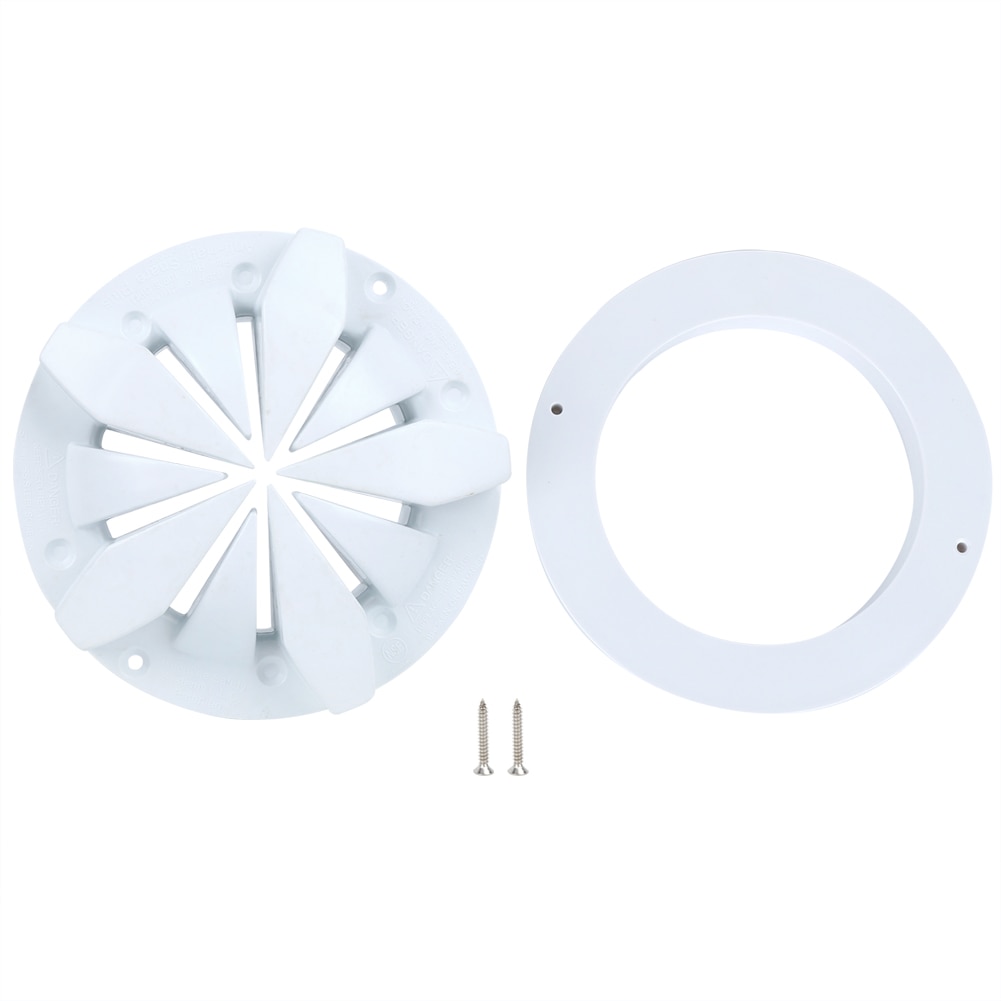 8 Inch Round Shape Anti Clip Hair Pool Main Drain Swimming Pool Accessories Fittings Main Drain Pool Anti Vortex Sump Grill