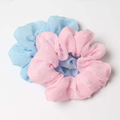 Chouchous élastiques à rayures et points, 2 pièces/lot, élastique pour queue de cheval, bandeau, corde pour cheveux, cravate, Stipe pour femmes et filles