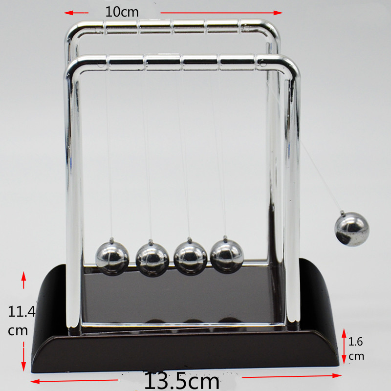 5 Pendulum Balls Elastic Collision Balls Teaching Aids Newton's Pendulum Balls Physics Energy Conservation Instrument