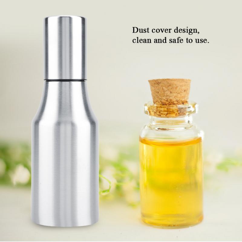 Stainless Steel Olive Oil Bottle Dispenser Bottle Pot Leakproof Vinegar Dispenser Kitchen Spice Storage Can Kitchen Tools