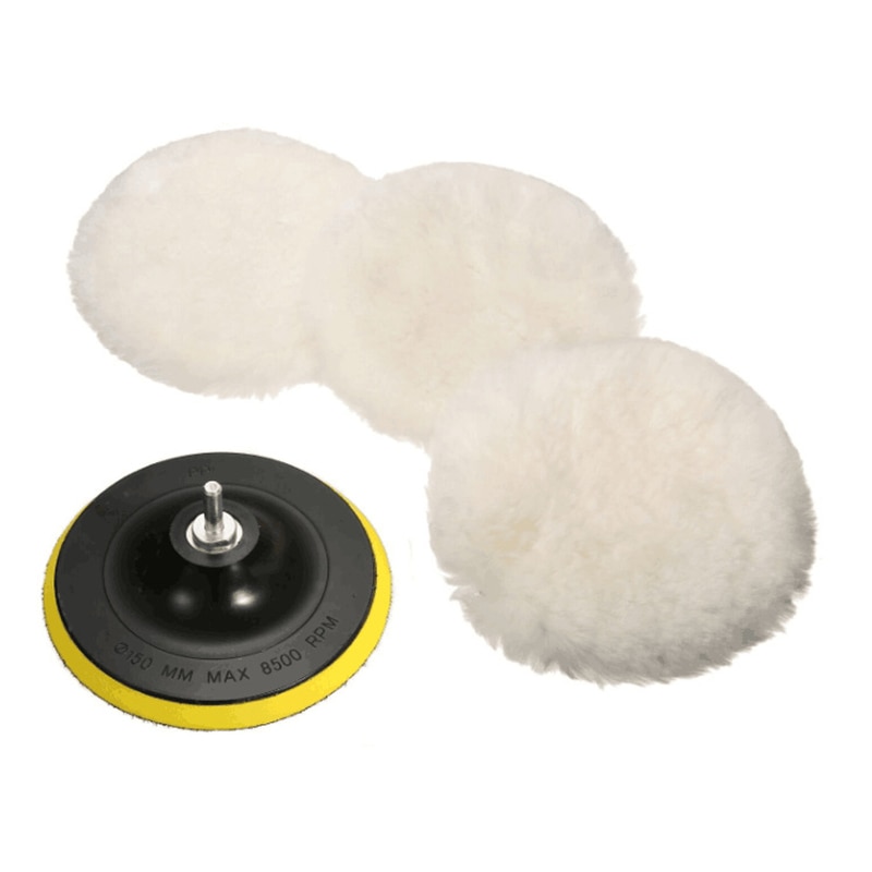 8pcs 3 4 5 6 7Inch Sponge Polishing Waxing Buffing Pads Kit Set Compound For Auto Car NJ88