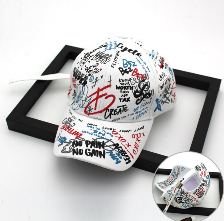 Dad Hat Piercing Ring Baseball Cap Punk Hip Hop Caps Cotton Adult Casual Solid Adjustable Unisex caps: a1