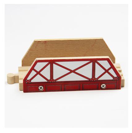 Tutti i Tipi Di Legno di Plastica Ponte Treno Magnetico Di Legno di Faggio Accessori Fit Ferrovia In Legno Biro Tracce di Legno Thom come giocattolo: Small Wood Bridge