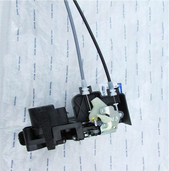 Trava e cabo assy da porta dianteira, esquerda e direita genuíno, para ssangyong, actyon korando c, atuador de trava de porta, lh cr