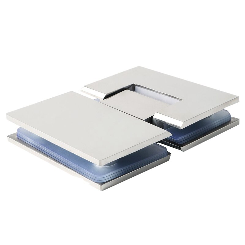 Heavy Duty 180 Degree Glass Door Cabinet Showcase Cabinet Clip Glass Shower Door Hinge Replacement Parts Stainless Steel Polishe