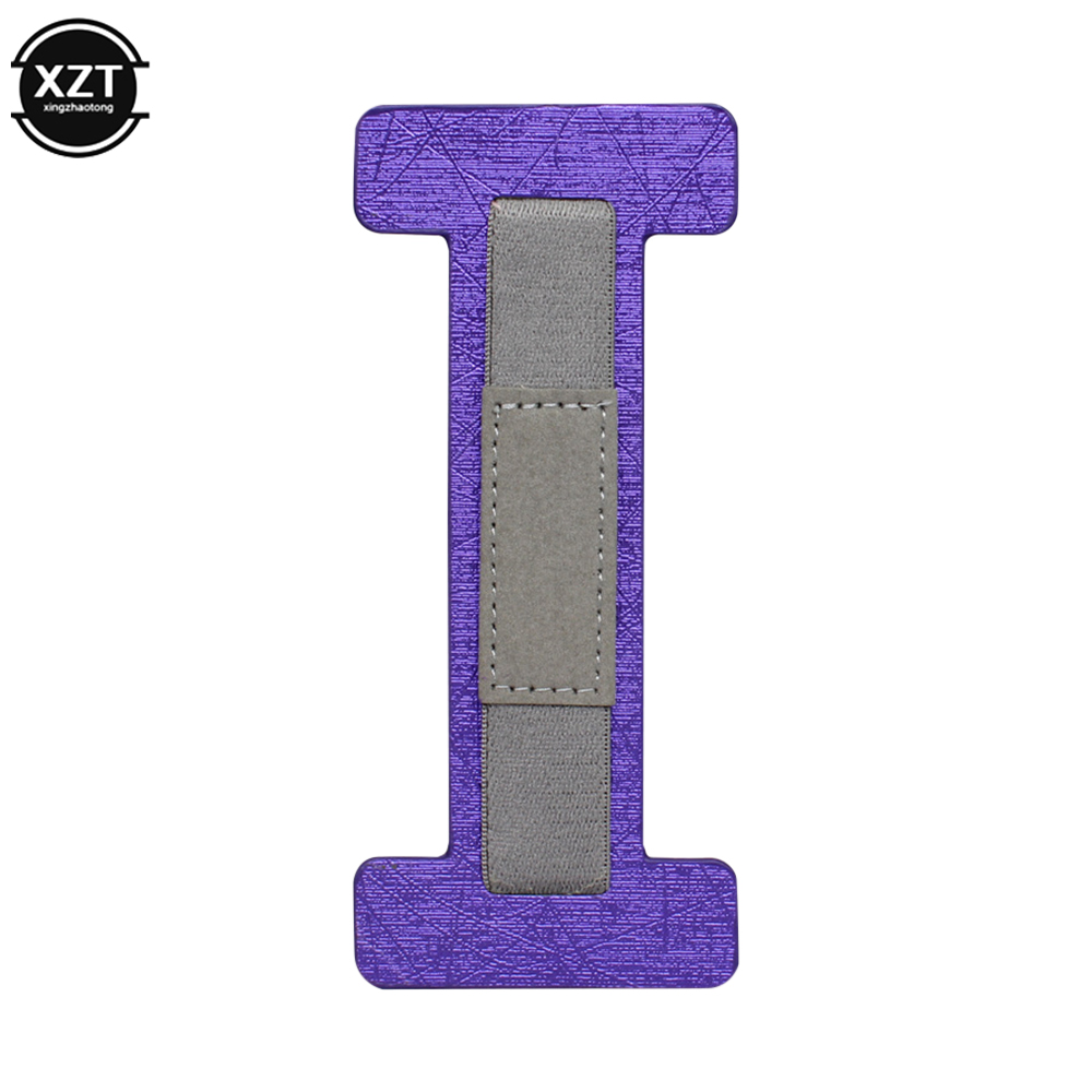 Universele Tablet Handed Grip Strap Holder Anti Slip Finger Sling Band Handvat Stand Sticker voor 6-10.5 inch Kindle Tablet PC: Black