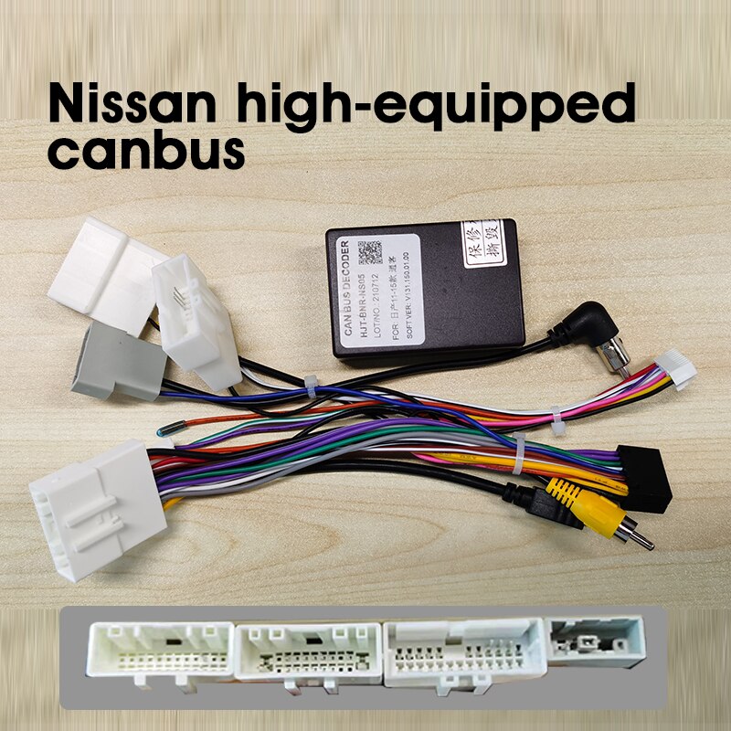Amplificador de radio para coche Canbus, adecuado para varios cables de Toyota, Honda, Volkswagen, Kia, Nissan, Hyundai, etc.: Nissan canbus