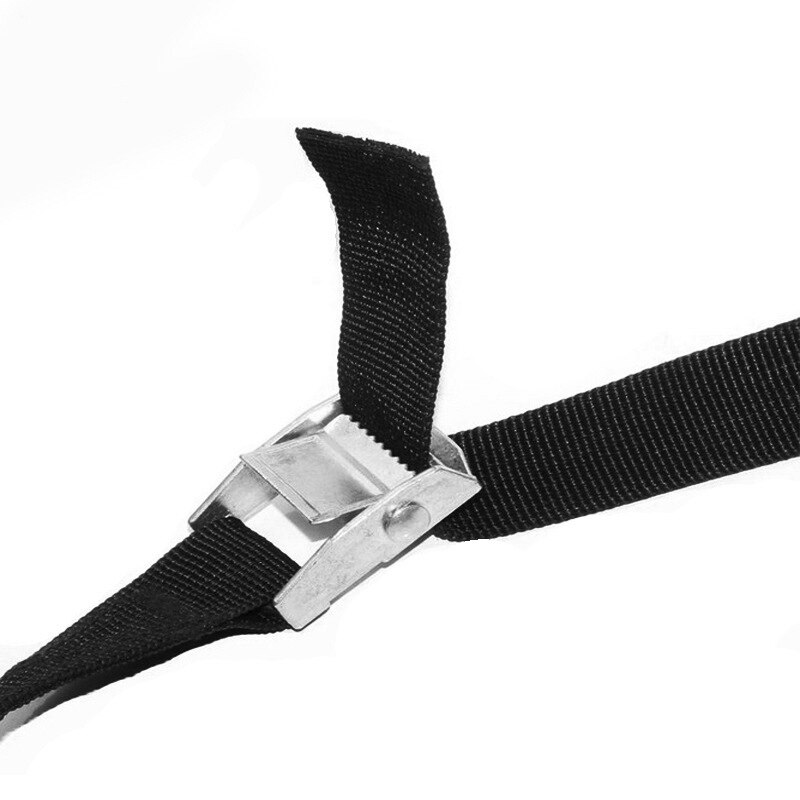Correa de trinquete fuerte para coche, cuerda de tensión con hebilla de Metal, Tensor de cuerda de remolque, amarre de carga de equipaje, 300cm x 25mm