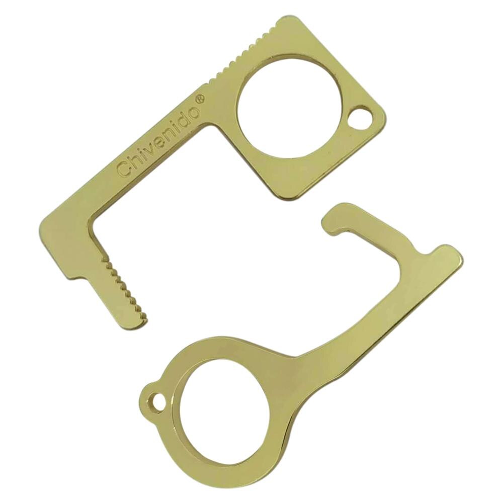 EDC ouvre-porte | Outil Portable, Kooty clé crochet, outil d'hygiène sans contact, presse à main, outil élévateur