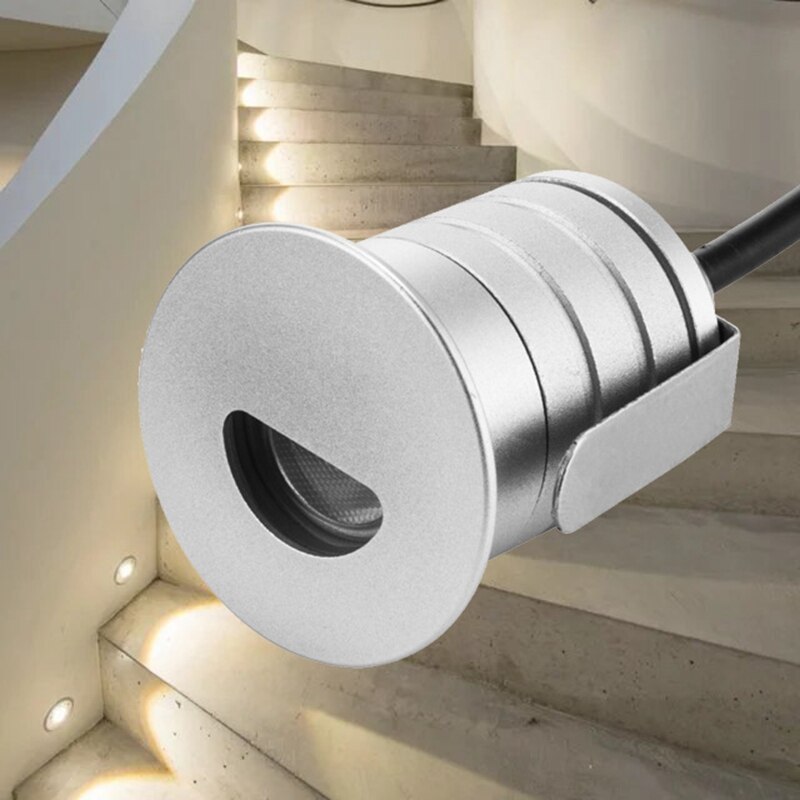 LukLoy LED Underground Light Outdoor Waterproof Step Light 12v IP65 Buried Light Stair Step Foot Light Corner Light