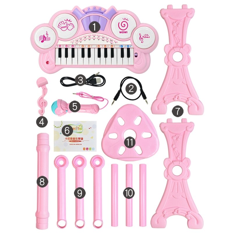 24 Keys Electronic Keyboard Piano Organ Toy Children Musical Instrument Kids Toy