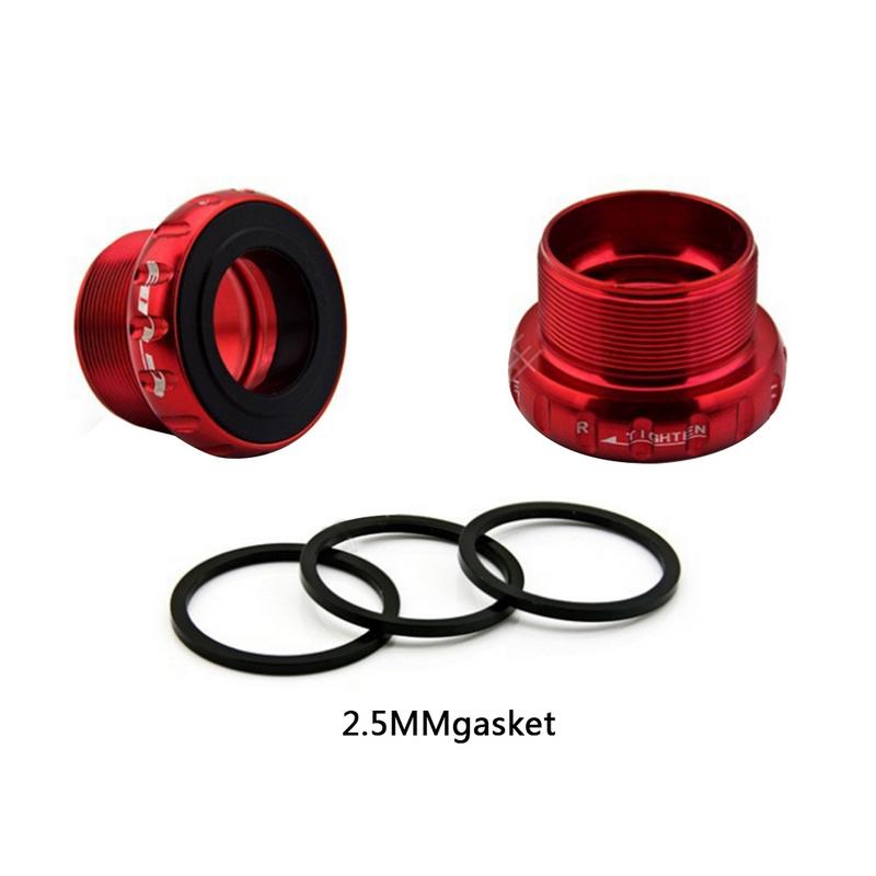 C-68 Bearing Bottom Bracket Screw Central Bicycle Axis MTB BB51 Steel Threaded Center Shaft Road Bike Bottom Bracket Waterproof