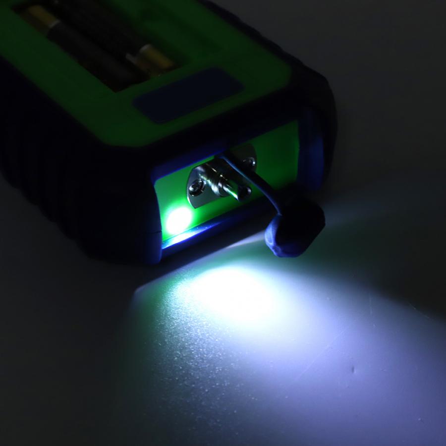 High Precision Mini Optical Power Meter Multi-Function Cable Tester Tool with LED Light Fiber Optic Cable Tester